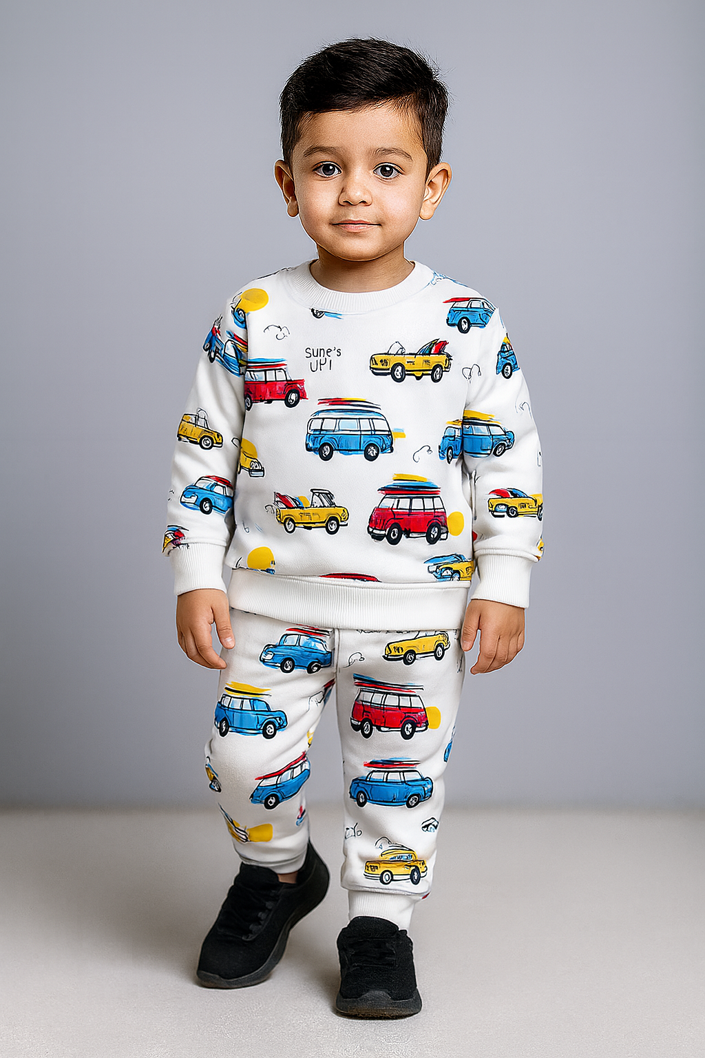 CAR PRINTING FLEECE PAIR