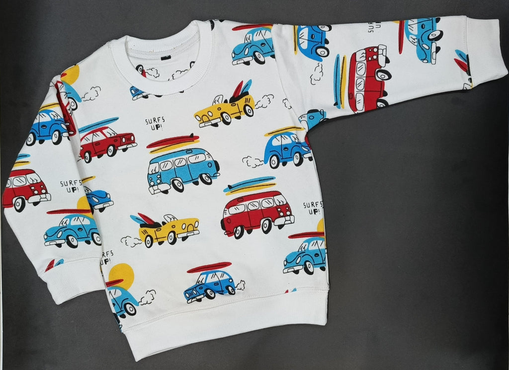 CAR PRINTING FLEECE PAIR