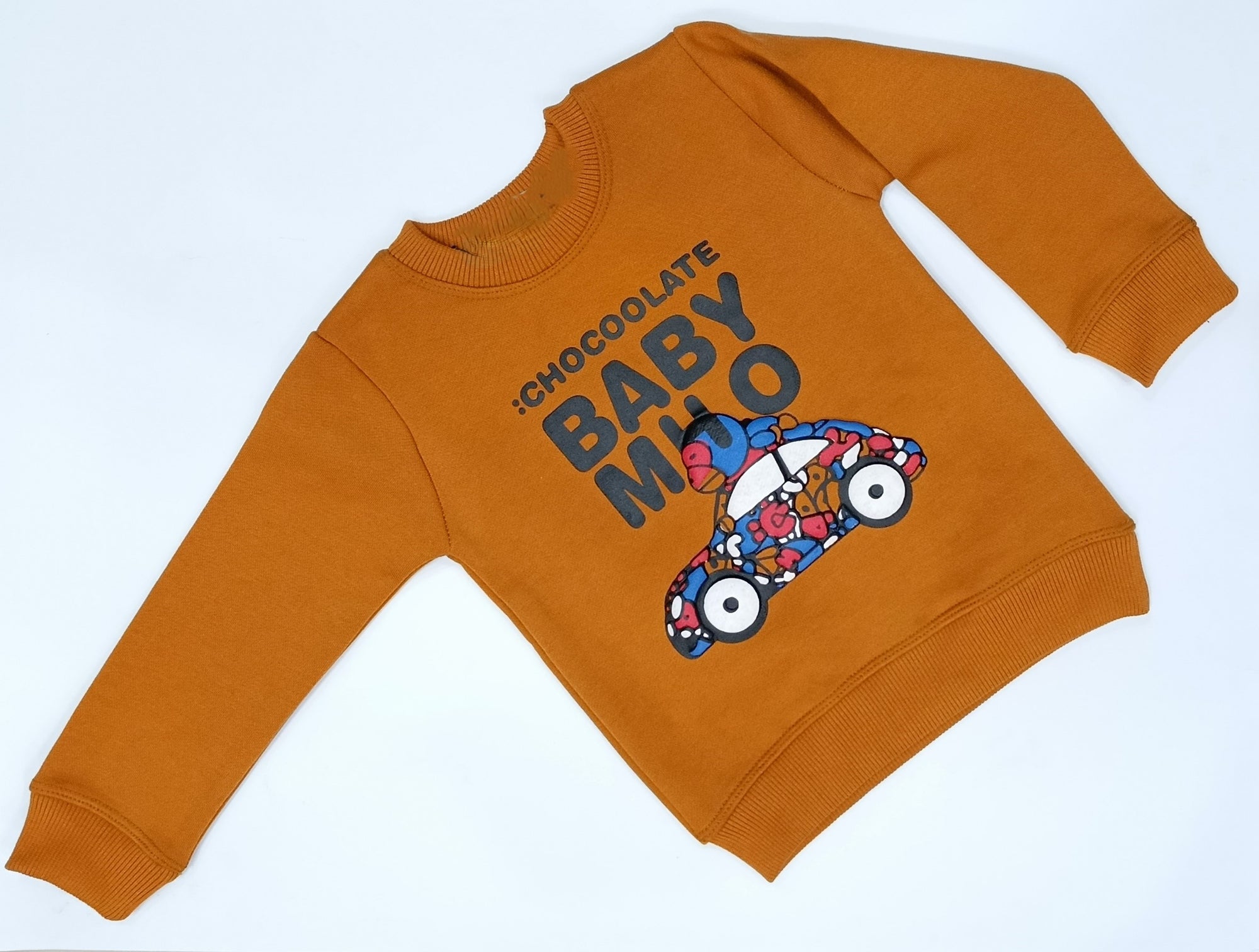 CHOCOLATE BABY PRINTING  FLEECE PAIR